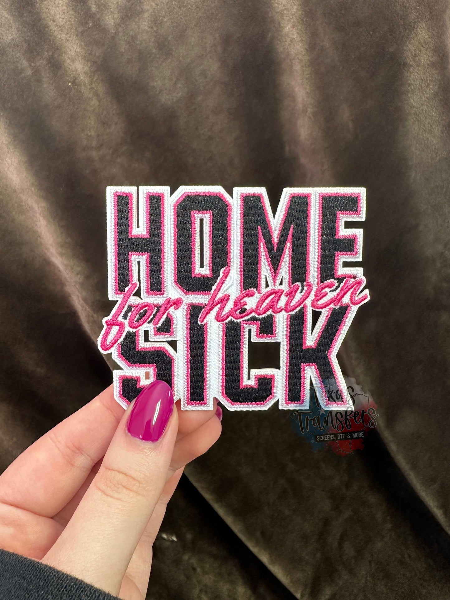 Homesick for Heaven Iron-On Patch - Texas Transfers and Designs