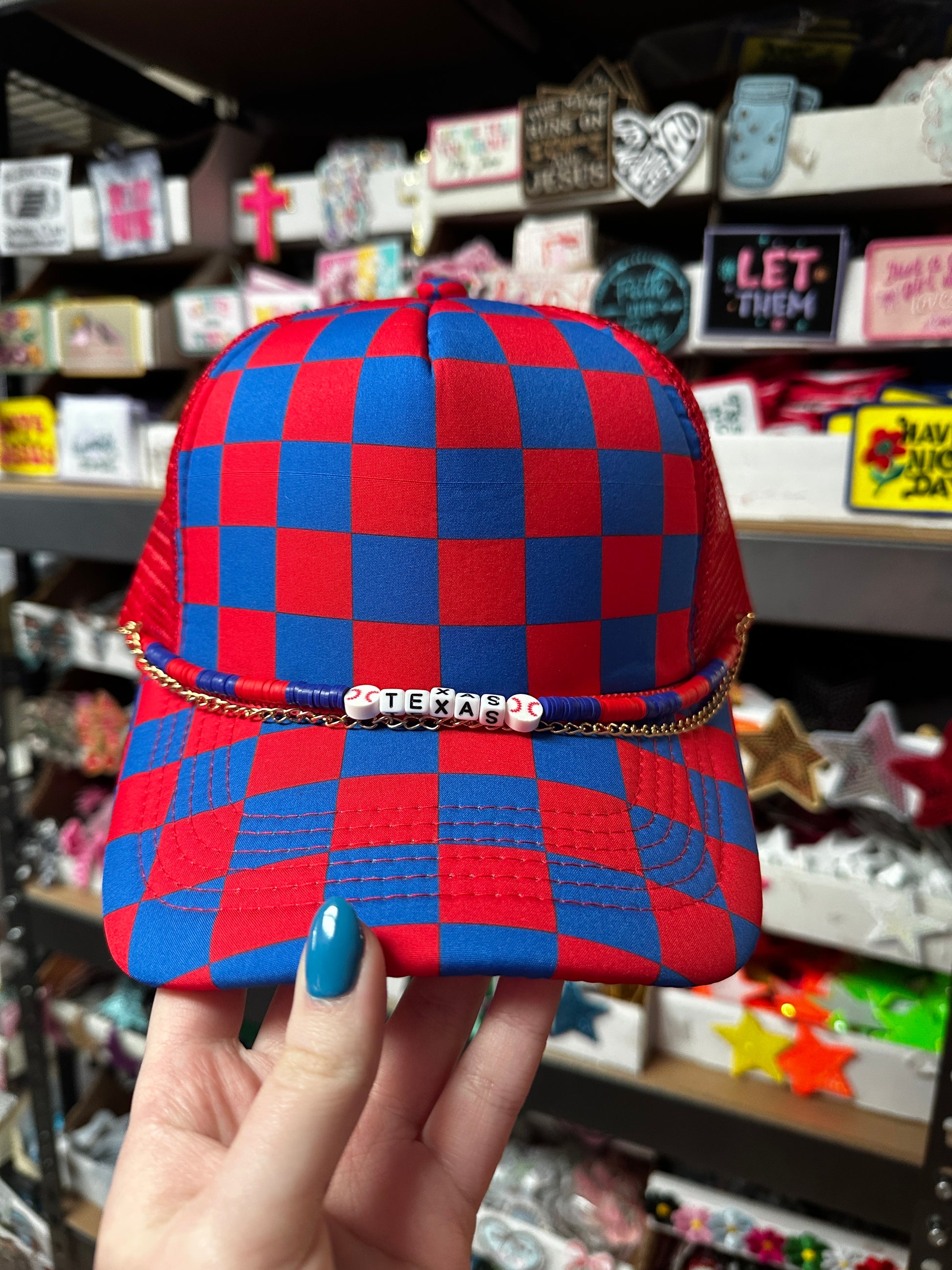 Rangers Hat Chain - Texas Transfers and Designs