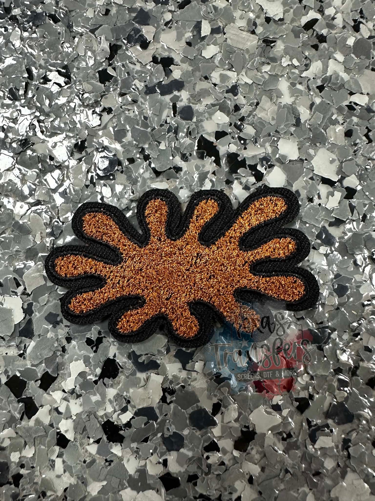 Mud Splat Iron-On Patch