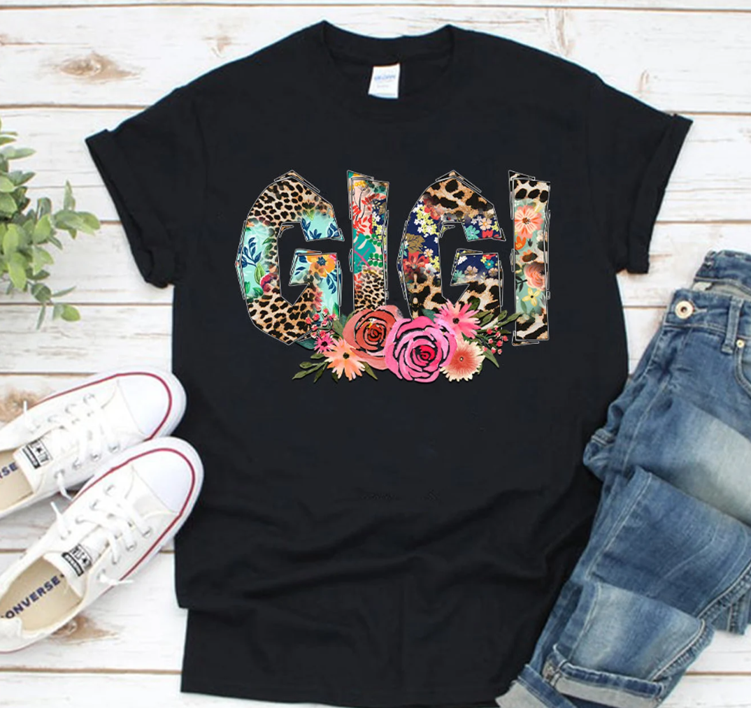 Gigi Floral DTF - Texas Transfers and Designs