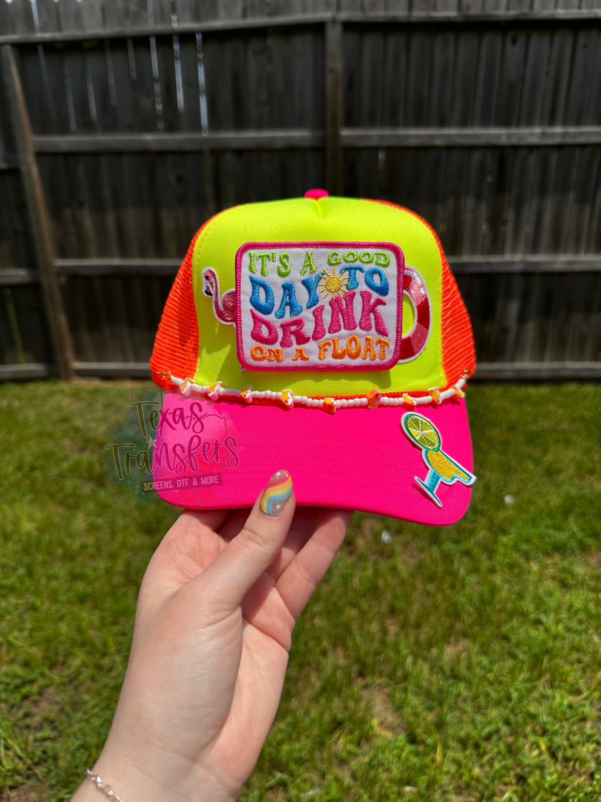 Fish Hat Chains - Texas Transfers and Designs