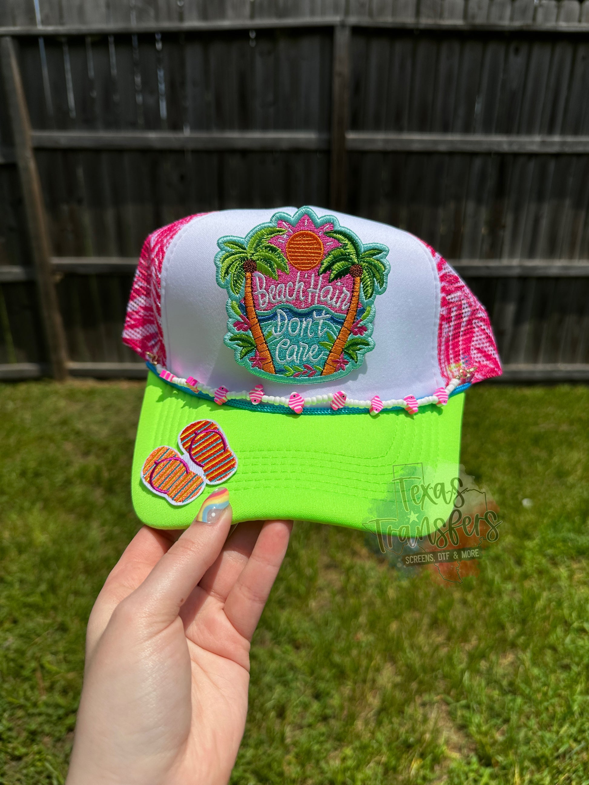 Fish Hat Chains - Texas Transfers and Designs