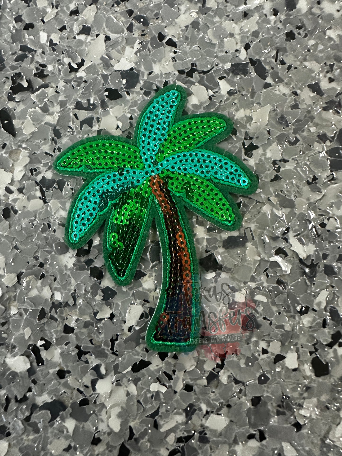 Sequin Palm Trees Iron-On PATCH (Multiple Options)
