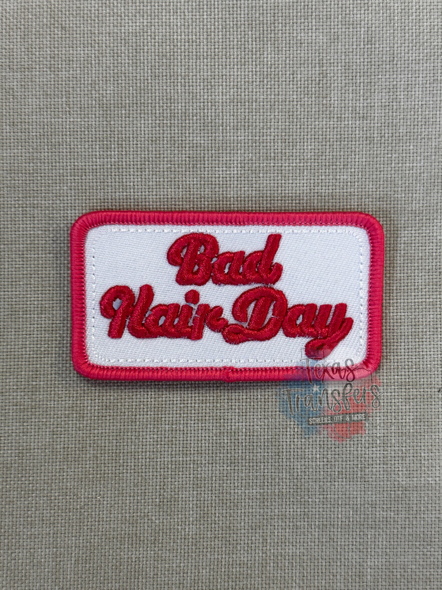 Bad Hair Day Iron-On PATCH