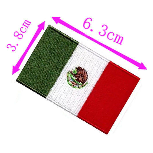 Mexico Flag (Small) Iron-On PATCH