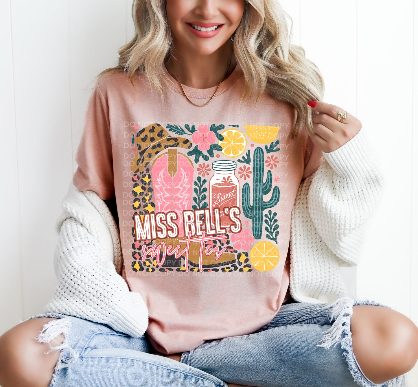 Miss Bell's Sweet Tea DTF - Texas Transfers and Designs