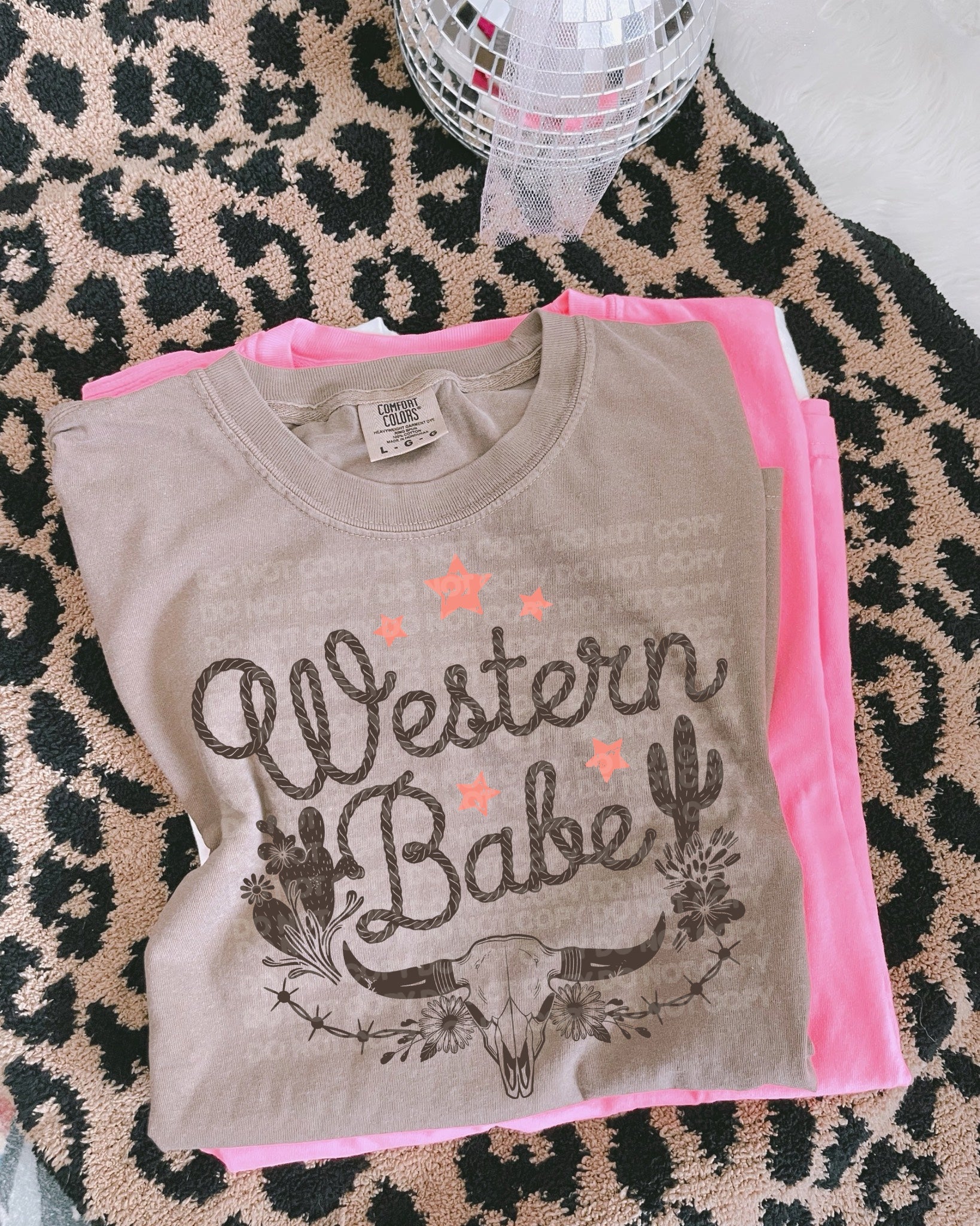 Western Babe(Rope) DTF - Texas Transfers and Designs