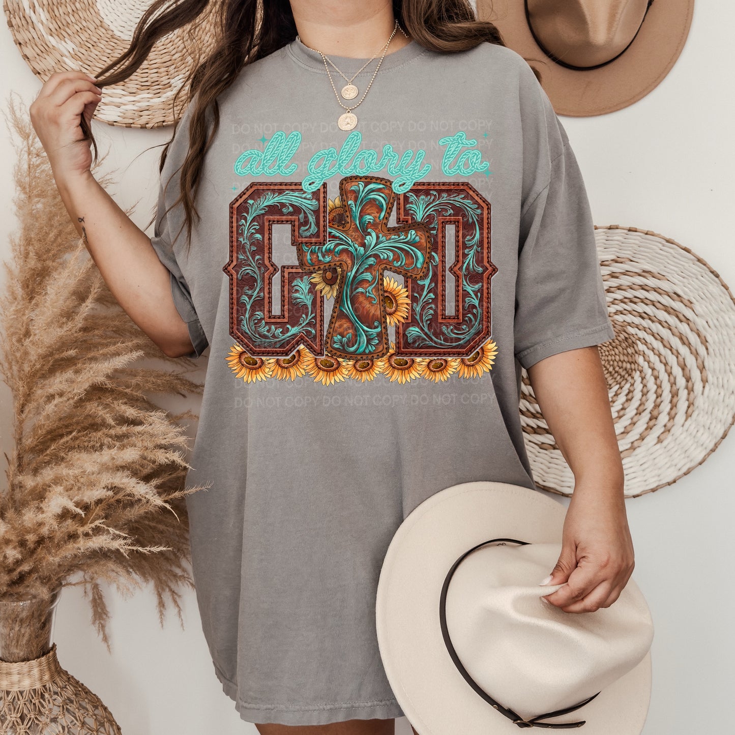 All Glory To God DTF - Texas Transfers and Designs