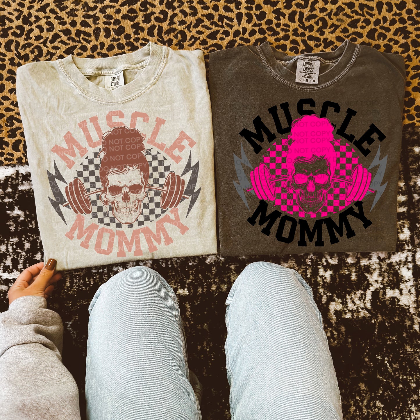 Muscle Mommy(Pink) DTF - Texas Transfers and Designs