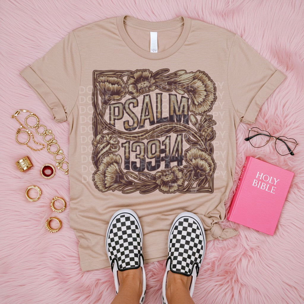 Psalm 139:14 DTF - Texas Transfers and Designs