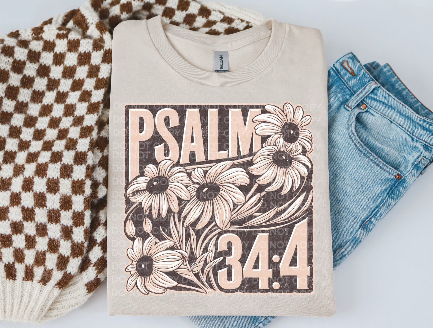 Psalm 34:4 DTF - Texas Transfers and Designs