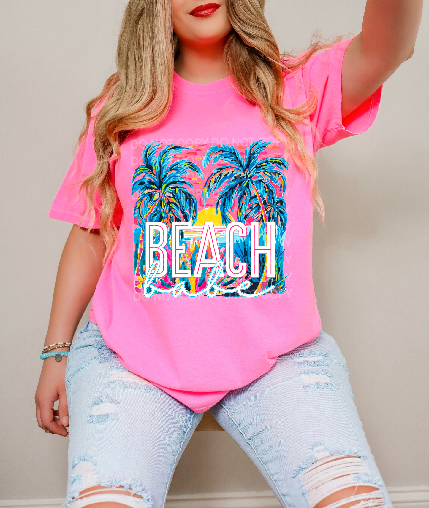 Beach Babe DTF - Texas Transfers and Designs