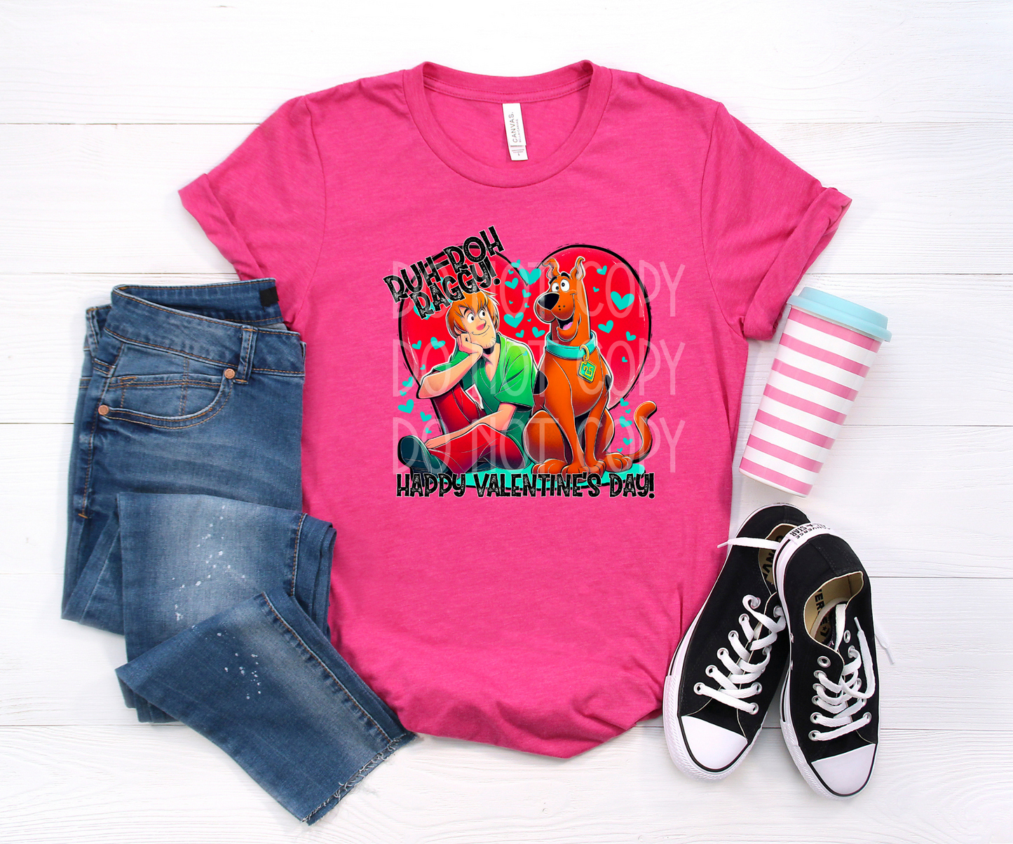 Ruh-Roh Raggy Valentine’s Day DTF - Texas Transfers and Designs