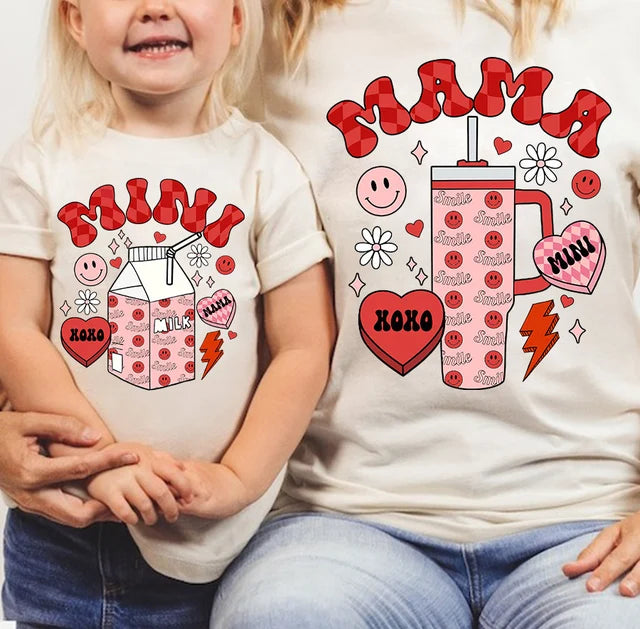 Mini Valentine’s Day Milk DTF - Texas Transfers and Designs