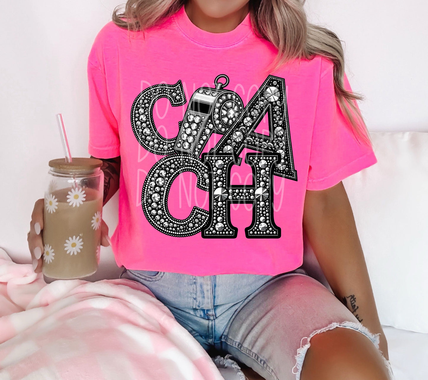 School/Teacher Faux Rhinestone DTF (Multiple Options - Part 2) - Texas Transfers and Designs