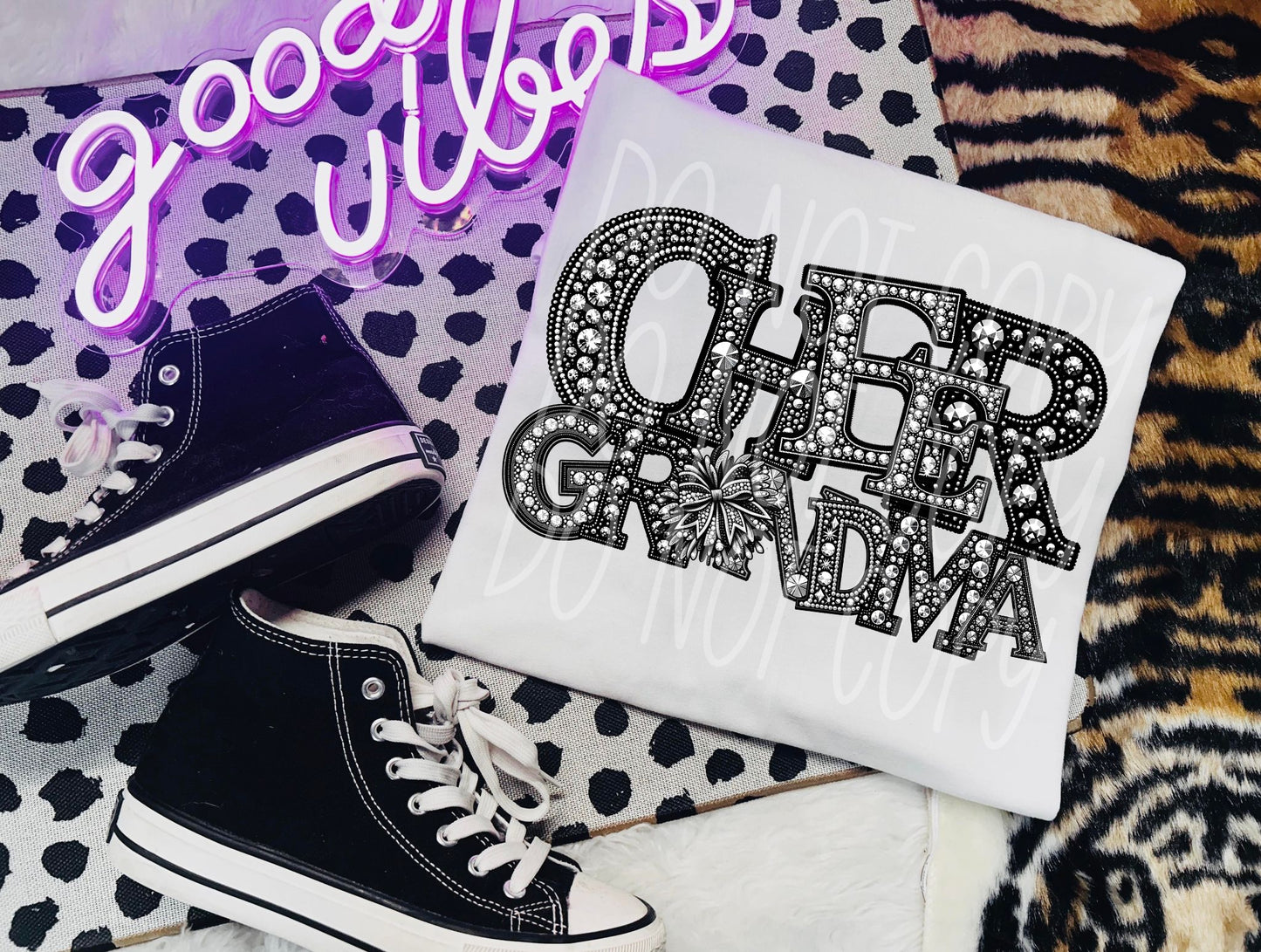 Cheer Grandma Rhinestone DTF - Texas Transfers and Designs