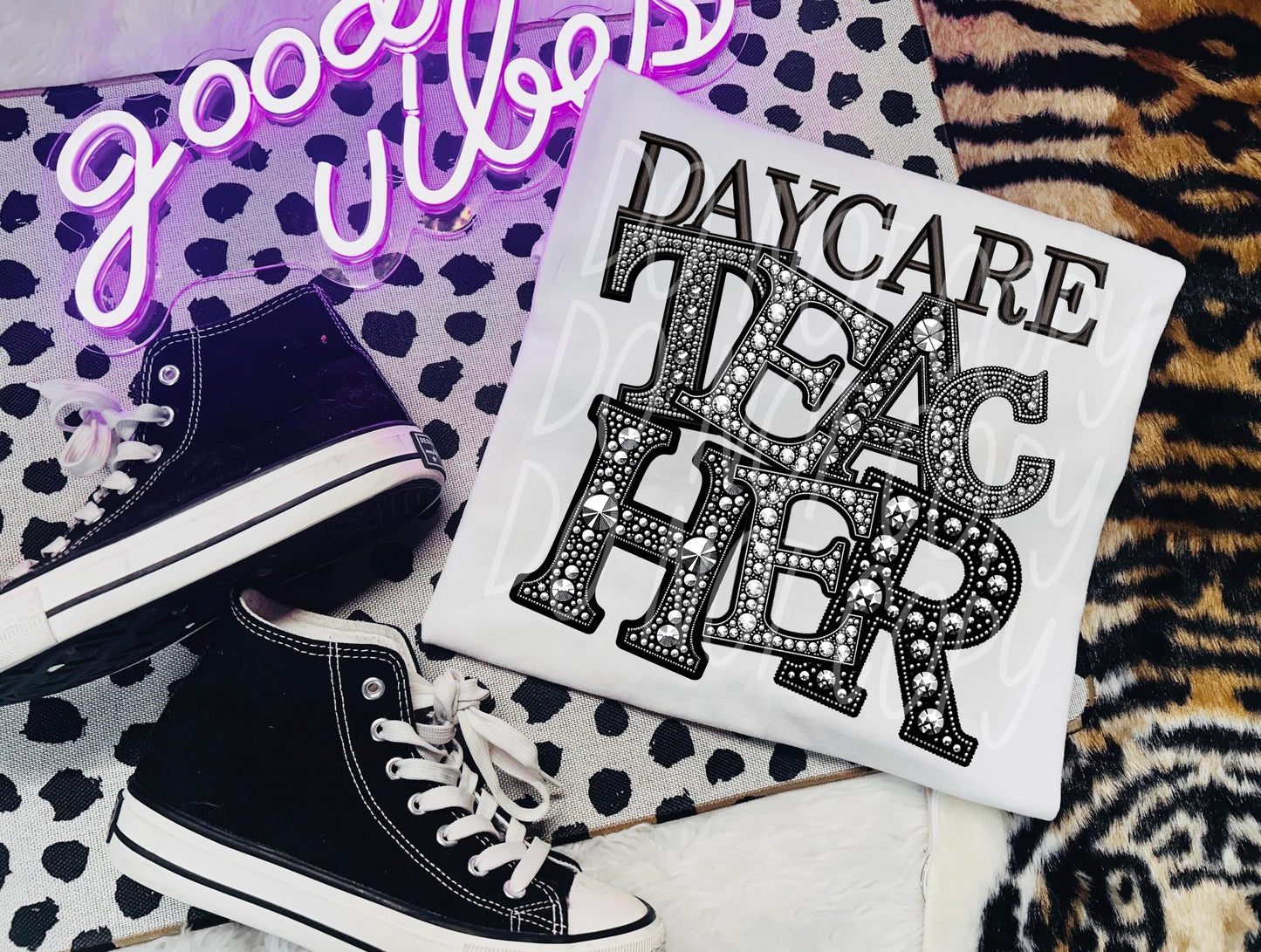 Daycare Teacher DTF - Texas Transfers and Designs