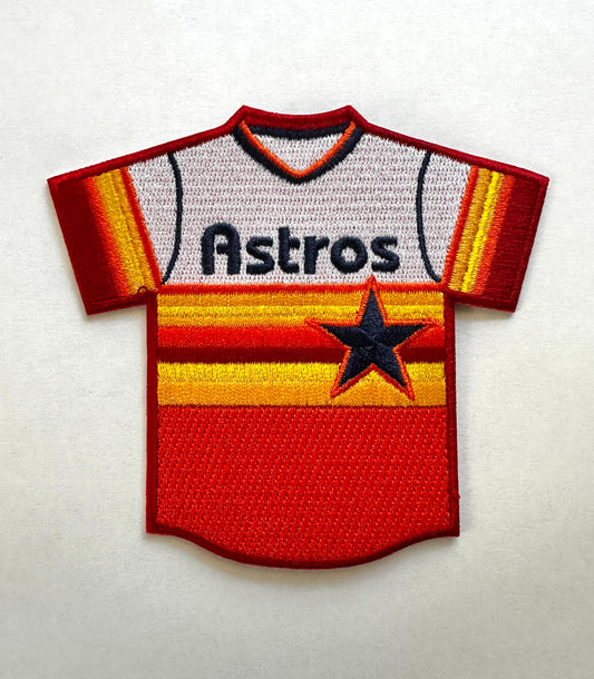 Houston Baseball Jersey Iron-On PATCH - Texas Transfers and Designs