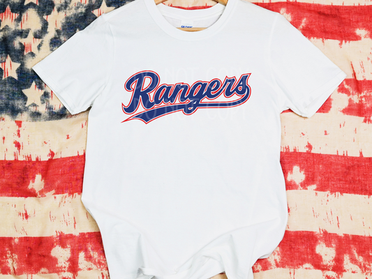 Rangers DTF - Texas Transfers and Designs
