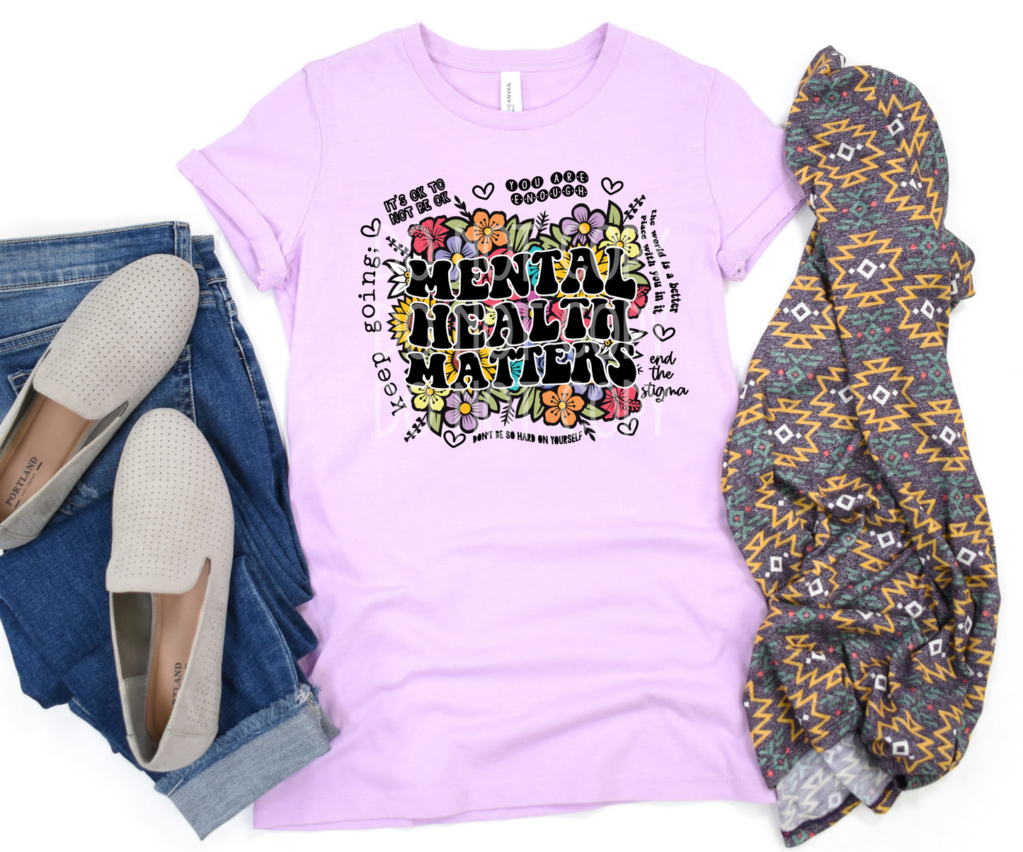 Mental Health Matters (Keep Going) DTF - Texas Transfers and Designs