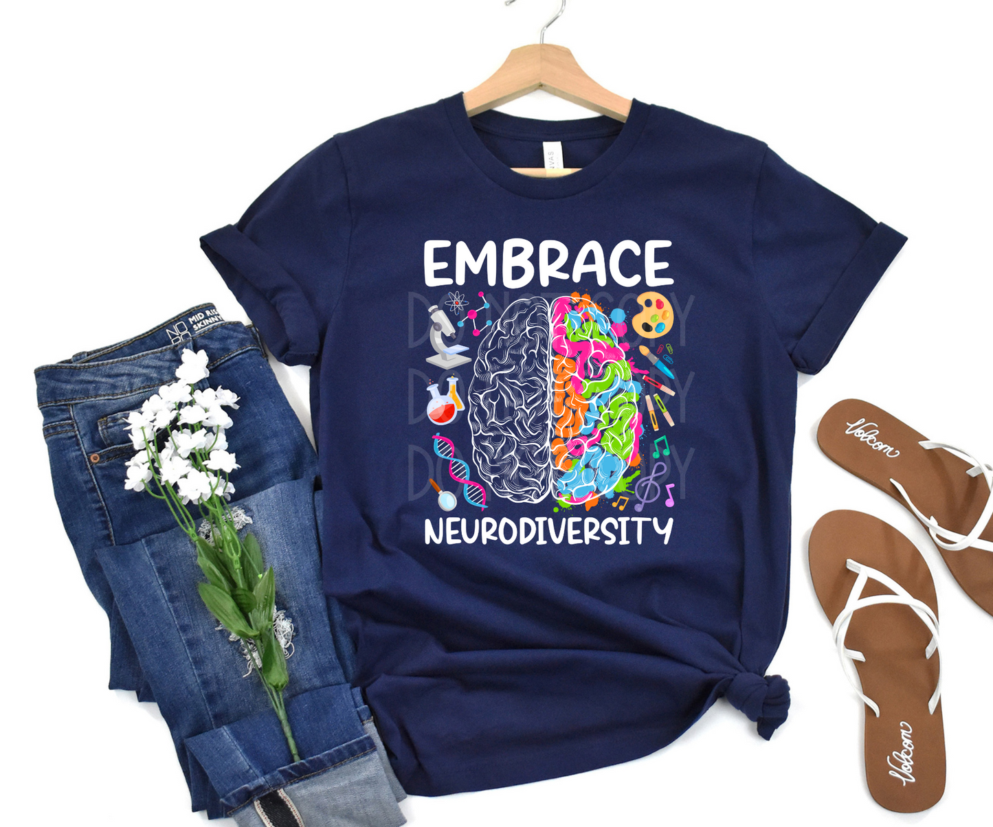 Embrace Neurodiversity DTF - Texas Transfers and Designs