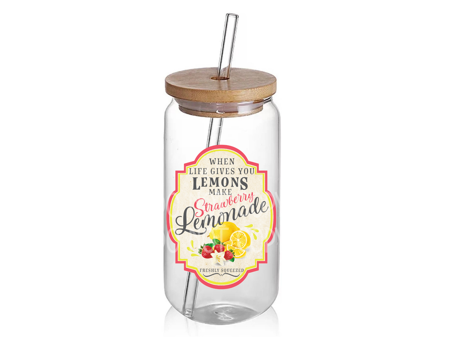 Strawberry Lemonade UV Sticker