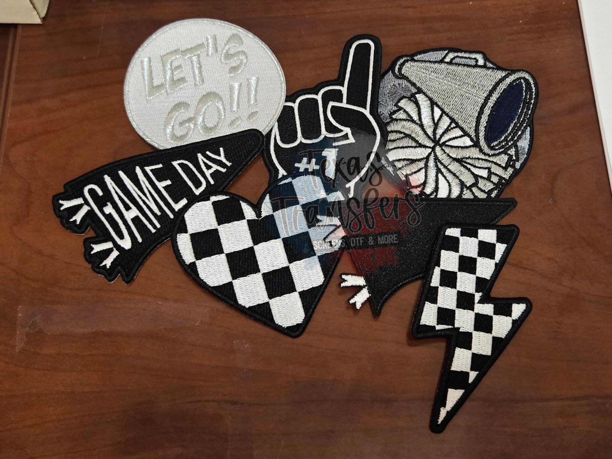 Team Color Bundle Iron-On Patches (Multiple Options) - Texas Transfers and Designs