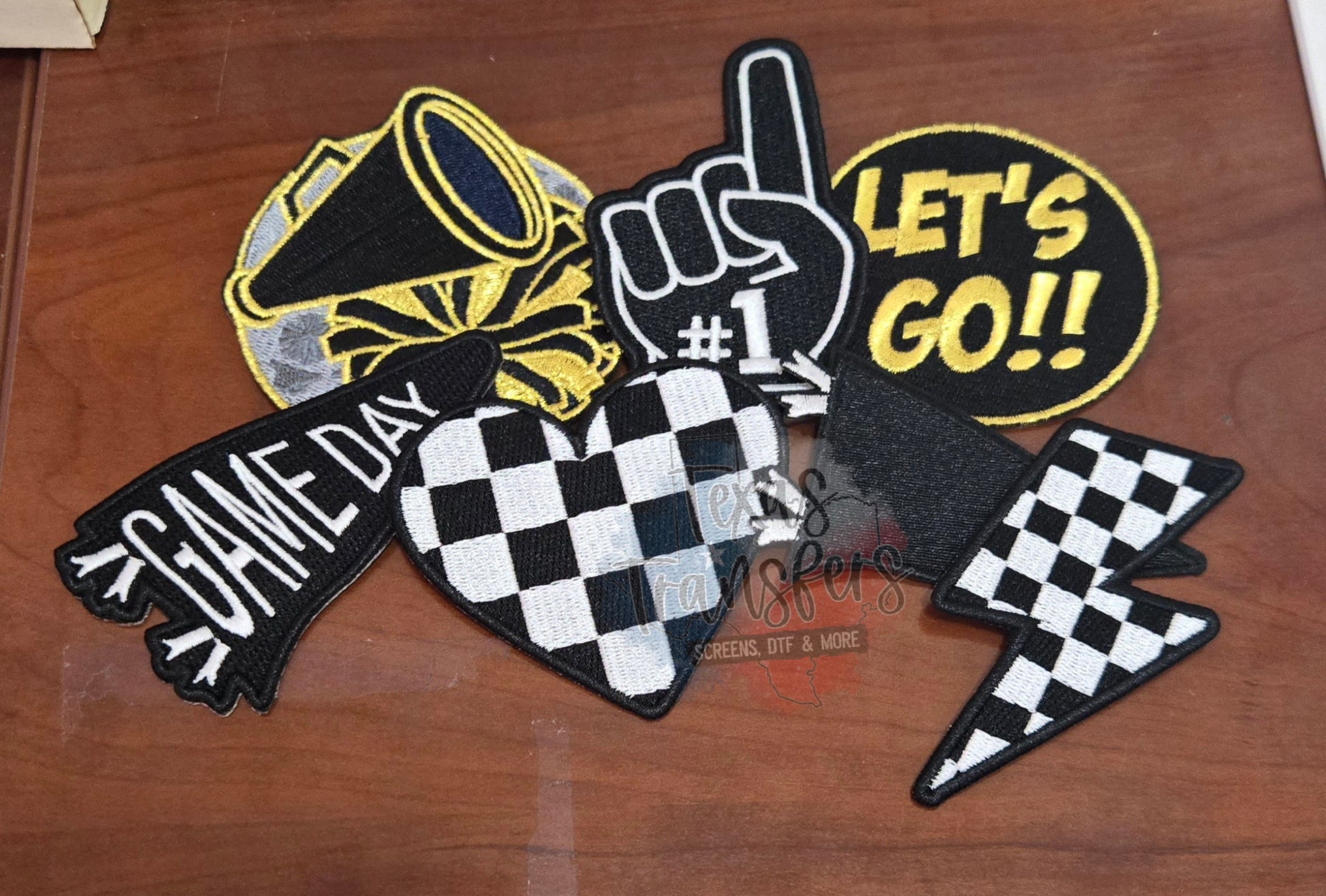 Team Color Bundle Iron-On Patches (Multiple Options) - Texas Transfers and Designs