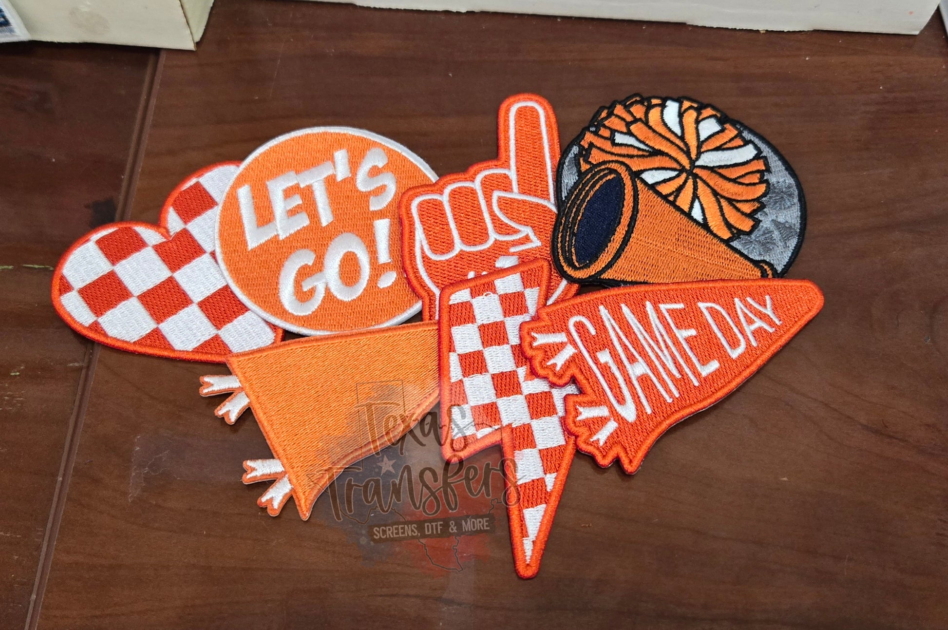 Team Color Bundle Iron-On Patches (Multiple Options) - Texas Transfers and Designs