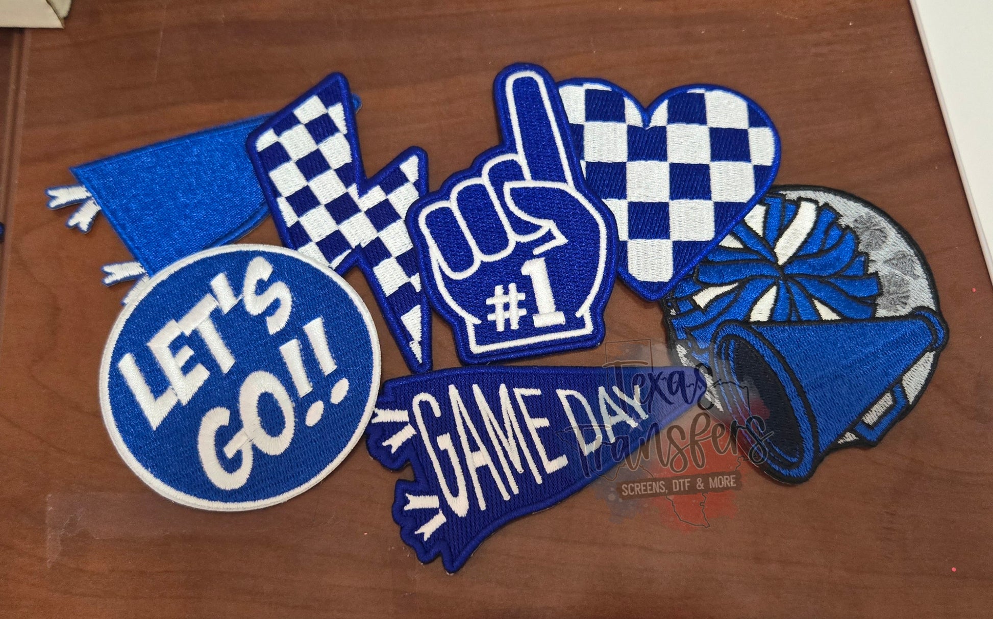 Team Color Bundle Iron-On Patches (Multiple Options) - Texas Transfers and Designs
