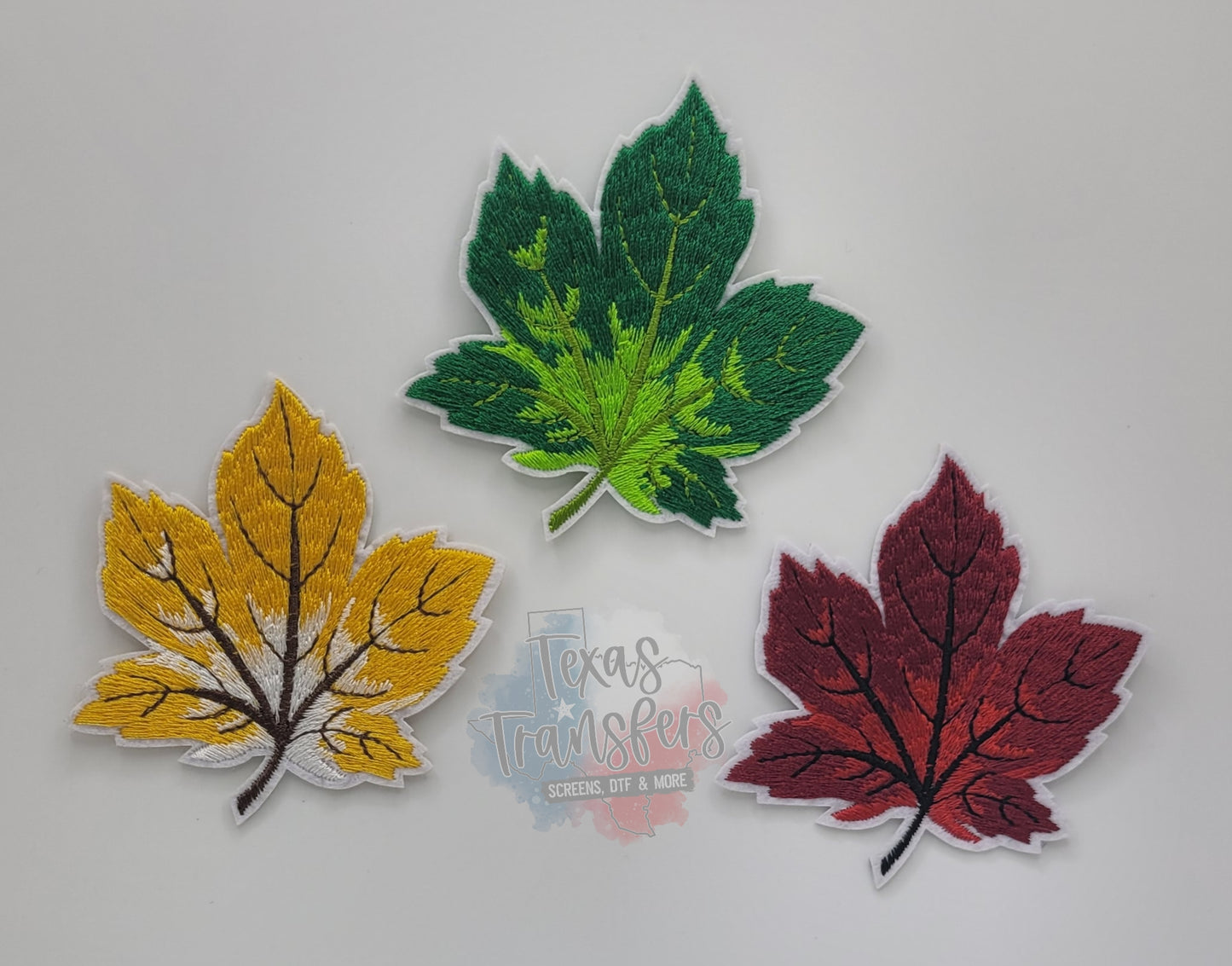 Autumn Leaves Iron-On PATCH - Texas Transfers and Designs