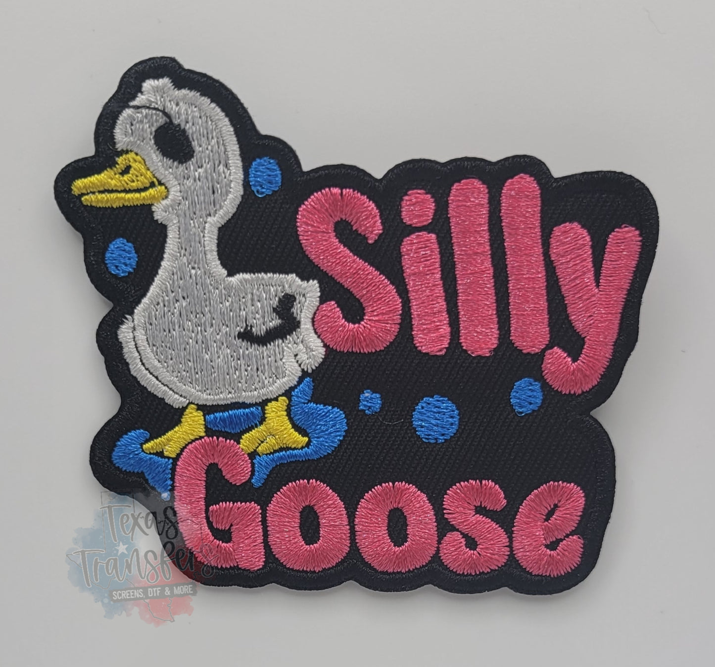 Silly Goose Iron-On PATCH - Texas Transfers and Designs