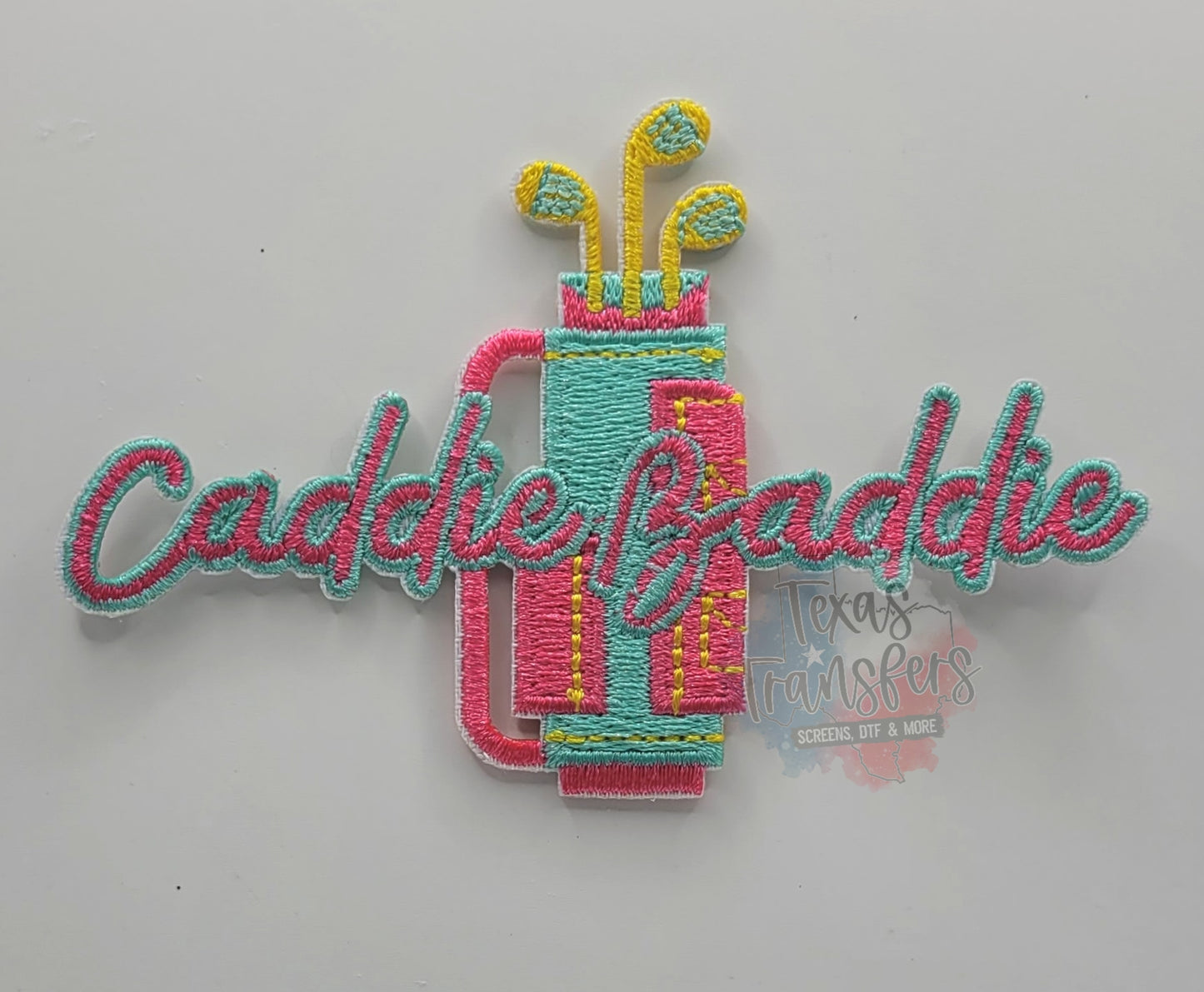 Caddie Baddie Iron-On PATCH - Texas Transfers and Designs