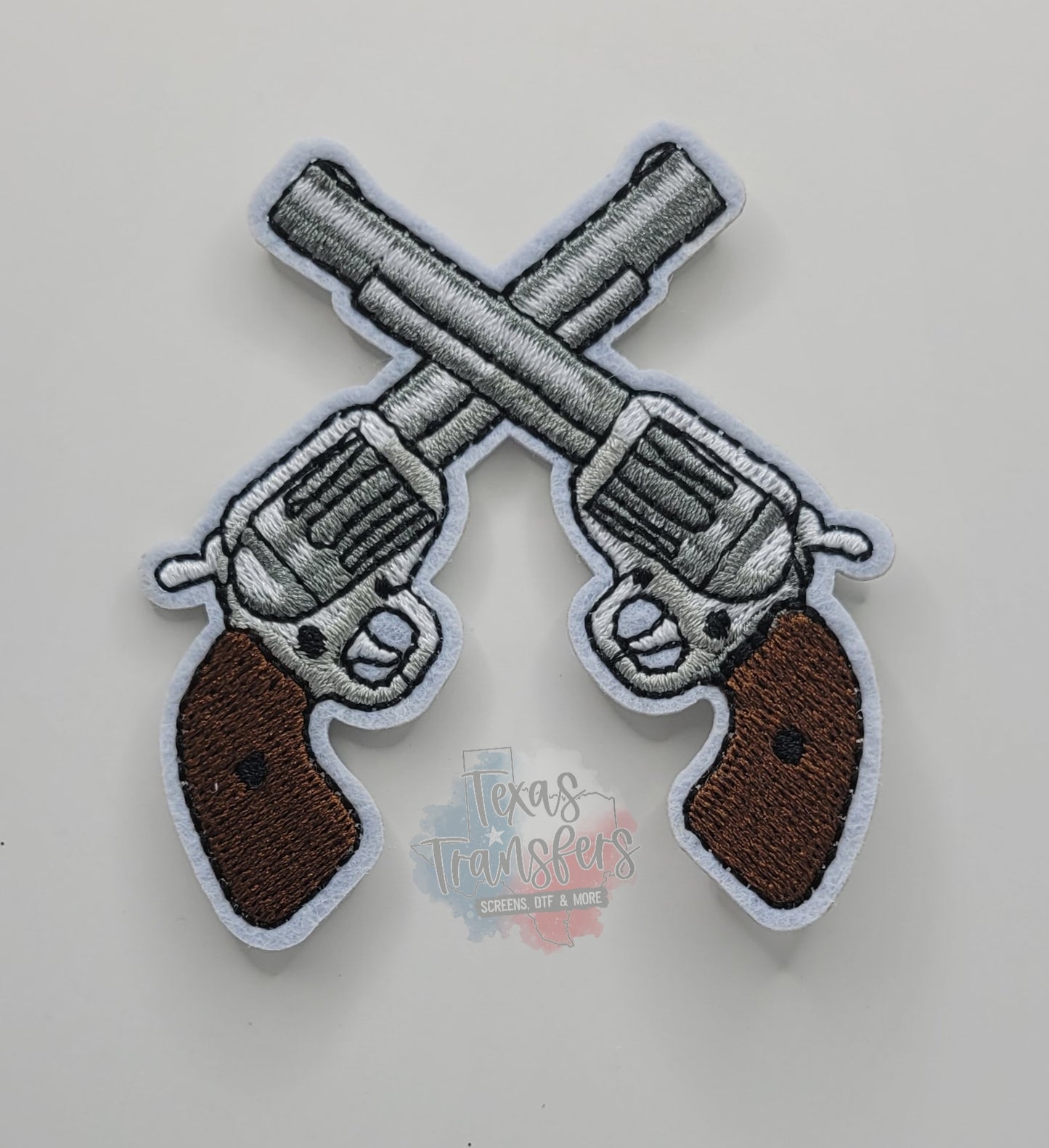 Revolvers Iron-On PATCH - Texas Transfers and Designs