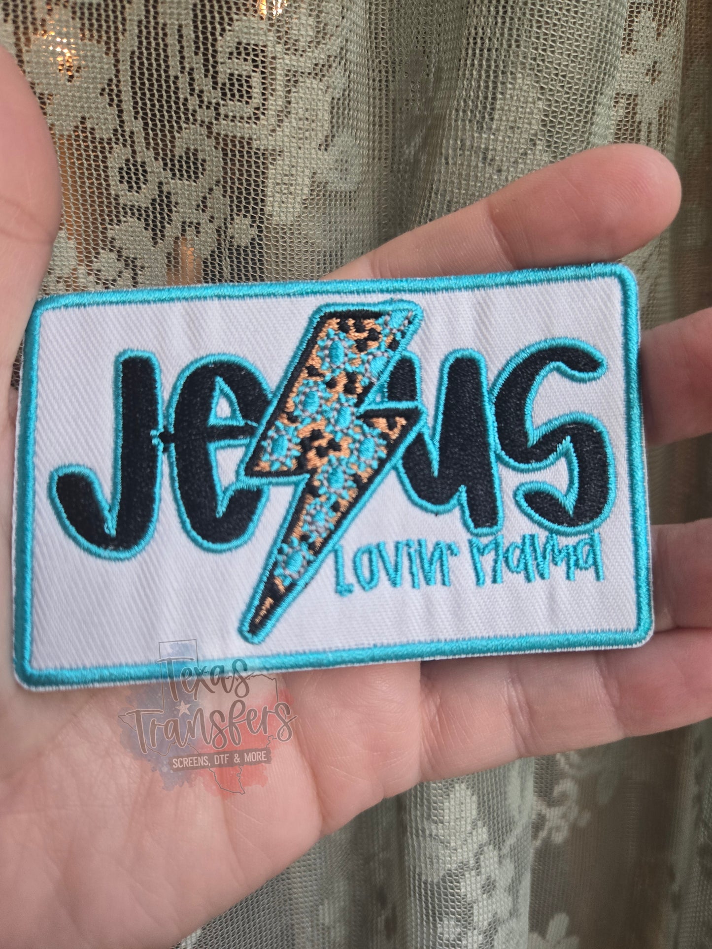 Jesus Lovin' Mama Iron-On PATCH - Texas Transfers and Designs