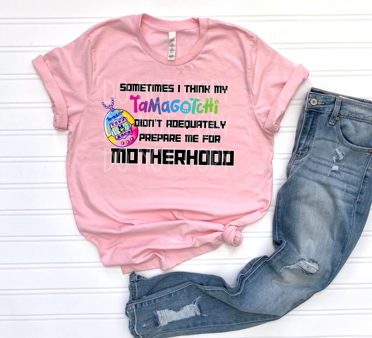 Tamagotchi/Motherhood DTF - Texas Transfers and Designs