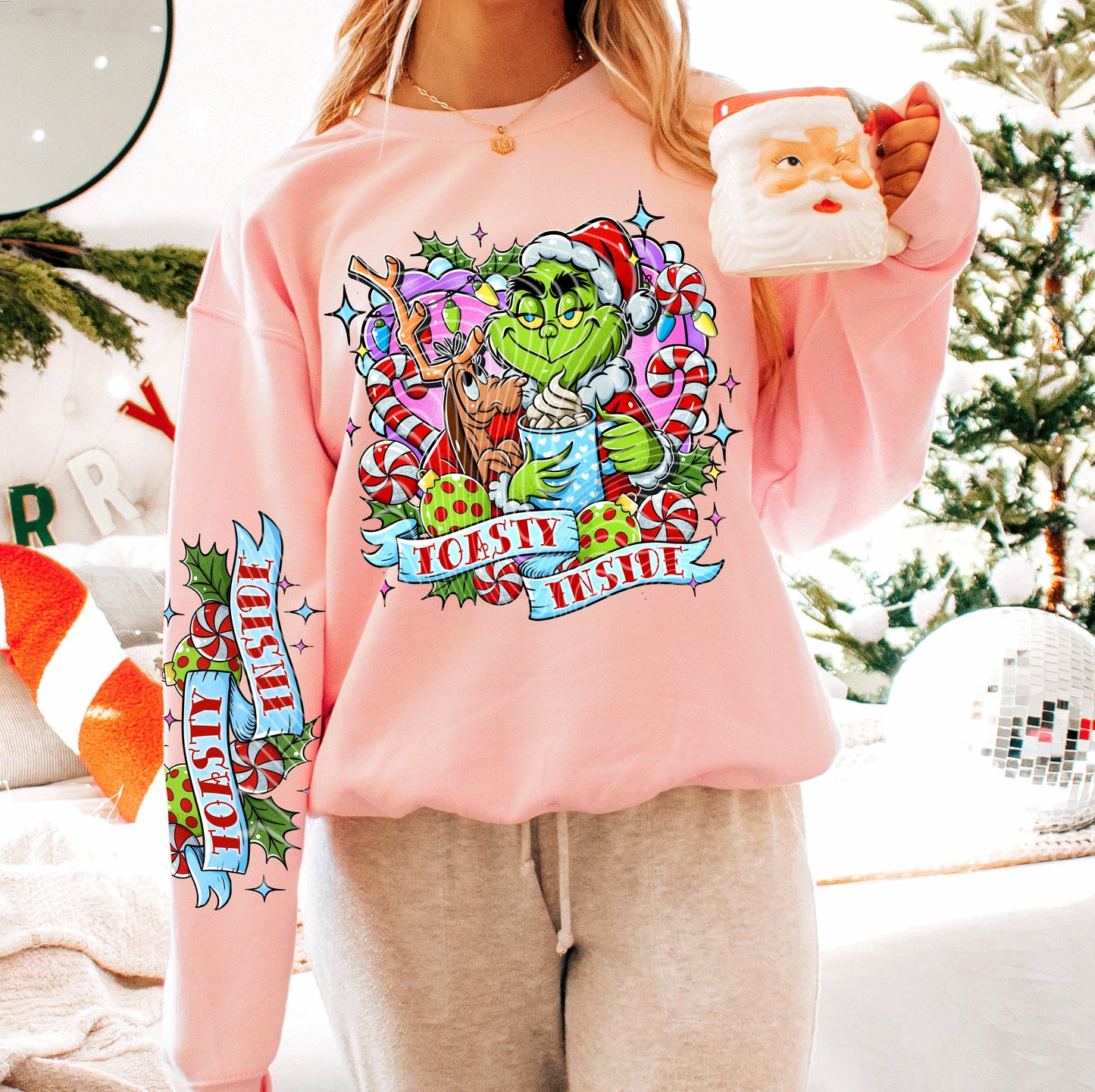 Toasty Inside Green DTF - Texas Transfers and Designs