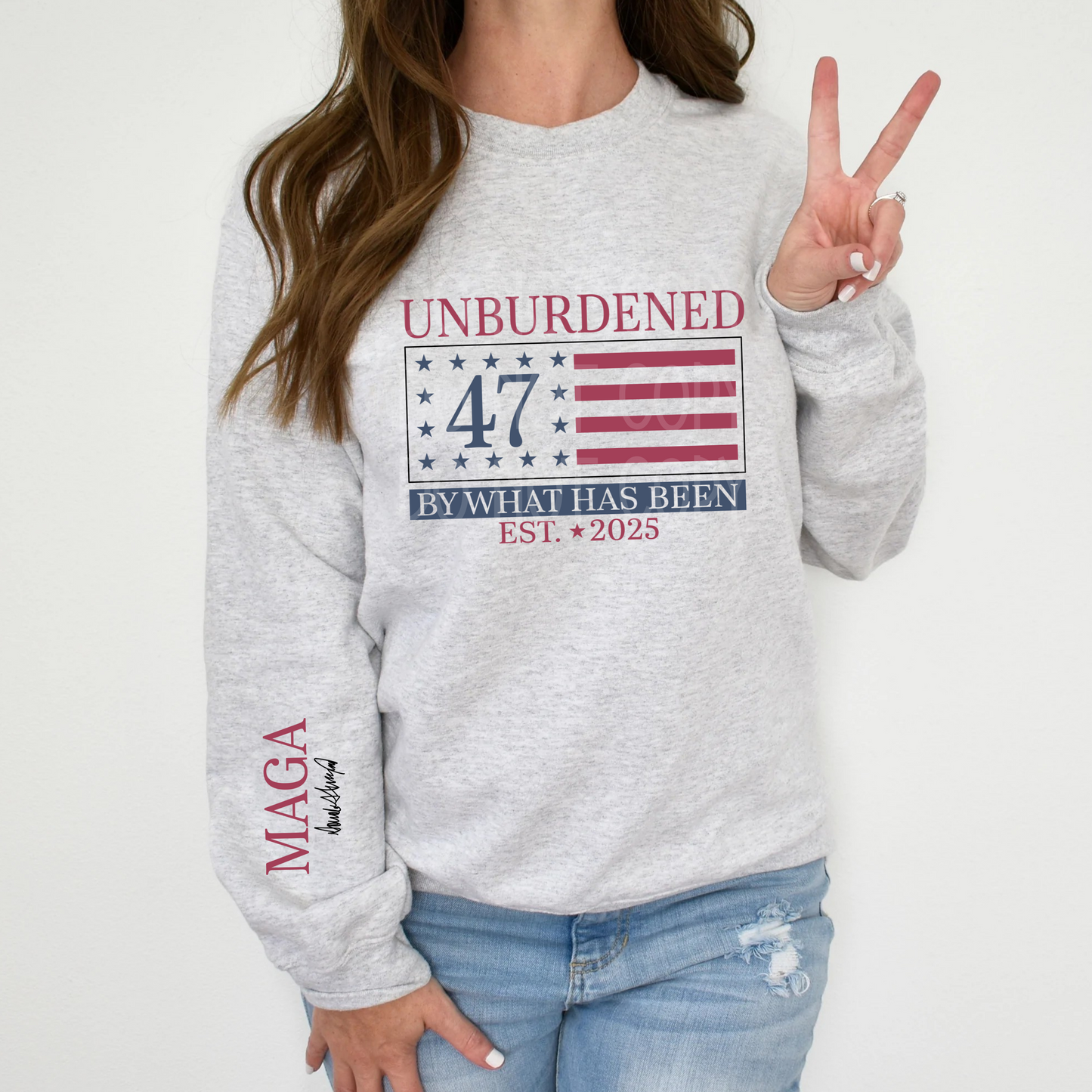 Unburdened MAGA SET DTF - Texas Transfers and Designs