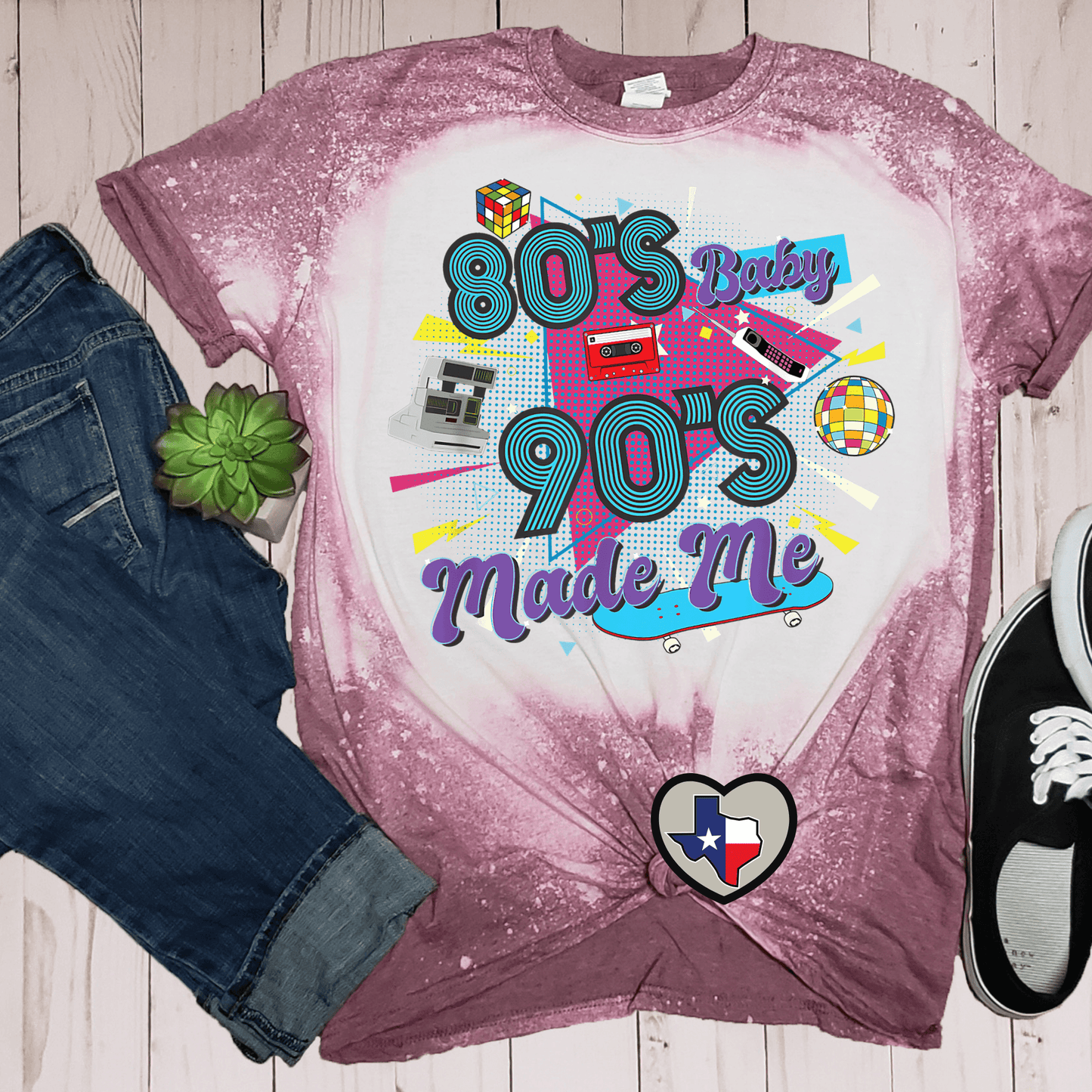 80s Baby 90s Made Me DTF - Texas Transfers and Designs