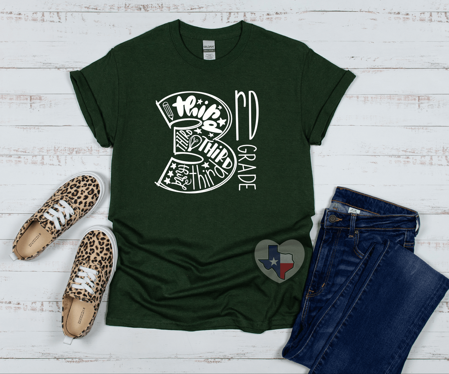 3rd Grade DTF - Texas Transfers and Designs