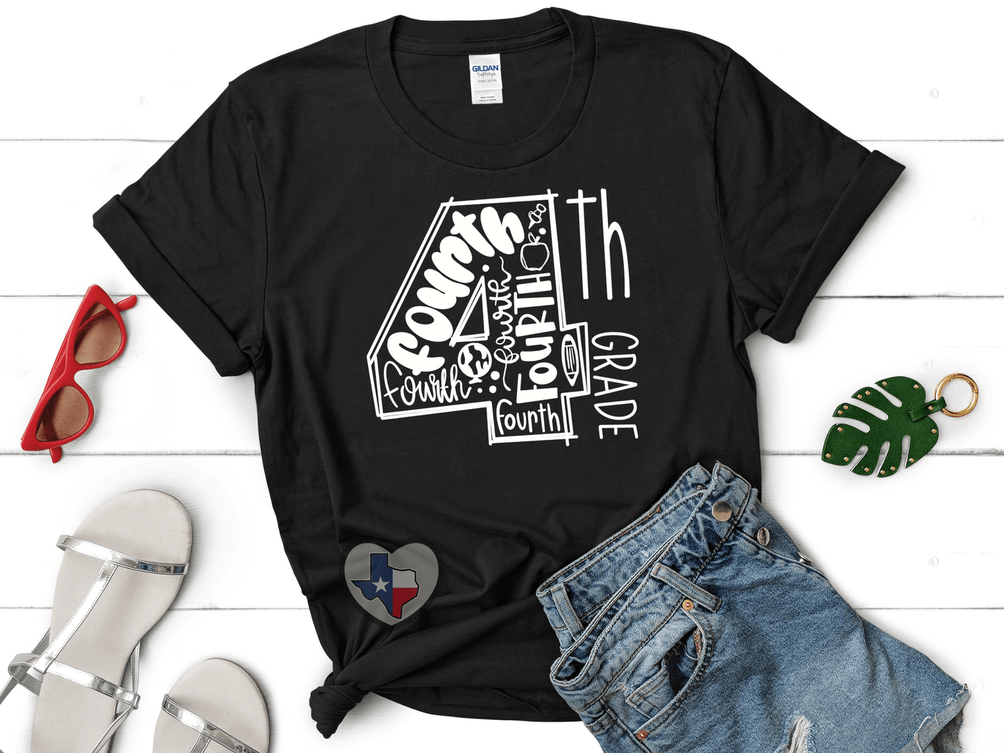 4th Grade DTF - Texas Transfers and Designs