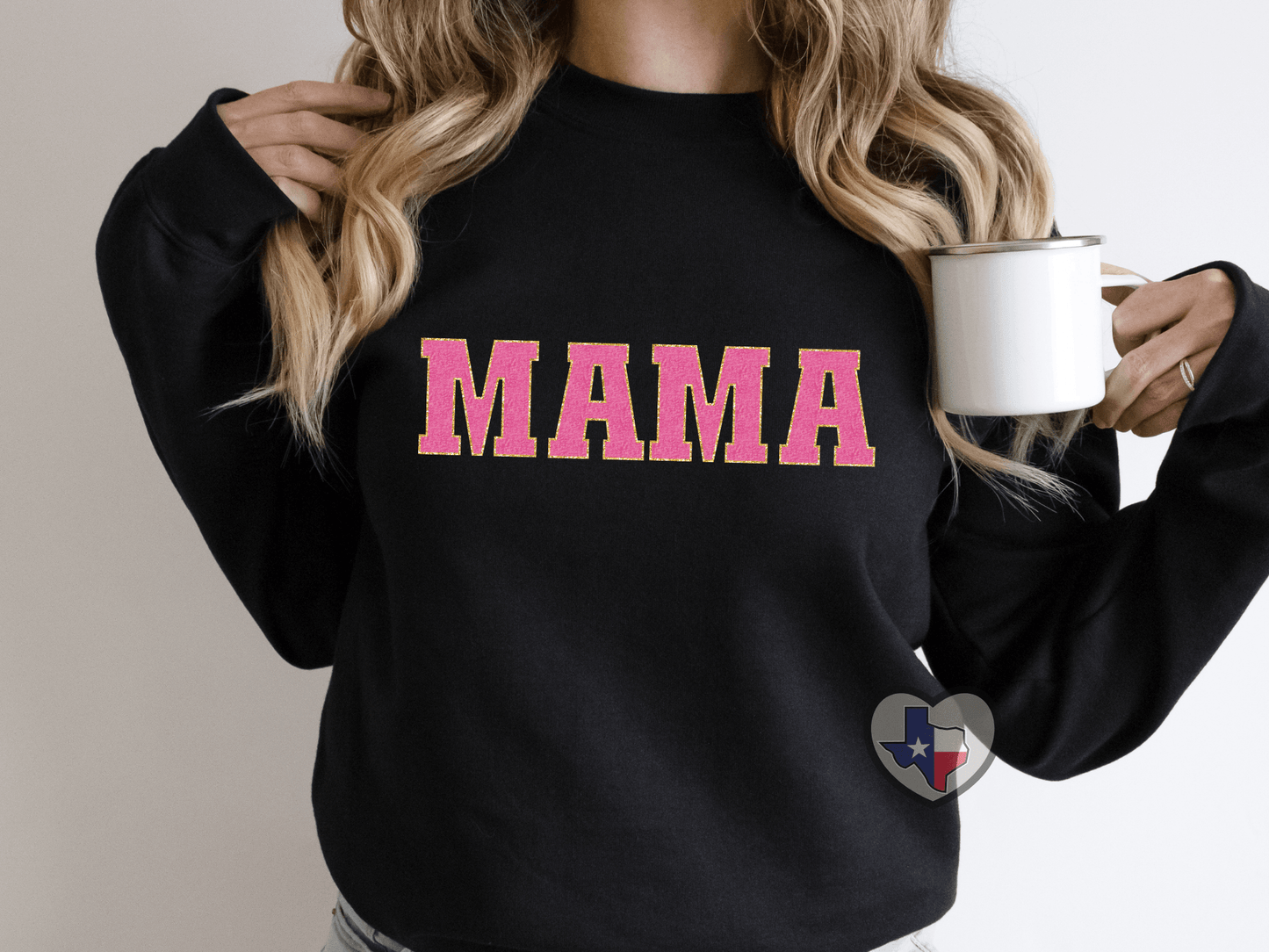 Mama Faux Chenille DTF - Texas Transfers and Designs