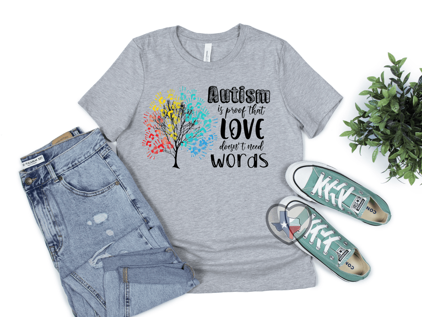 Autism is Proof (Tree) DTF - Texas Transfers and Designs