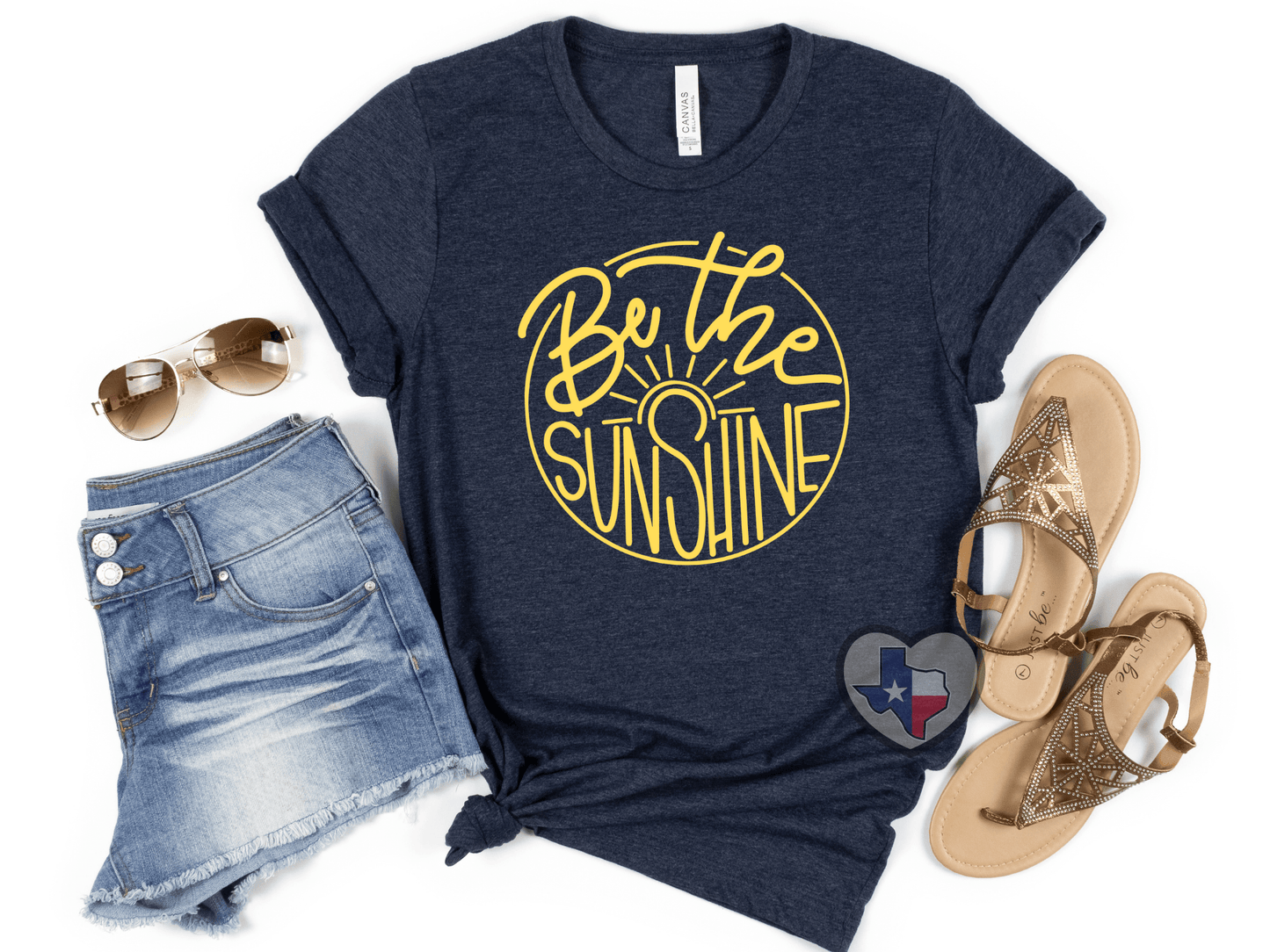 Be The Sunshine (Yellow) DTF - Texas Transfers and Designs