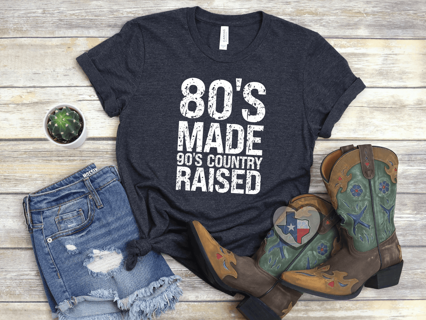 90s Country Raised DTF - Texas Transfers and Designs