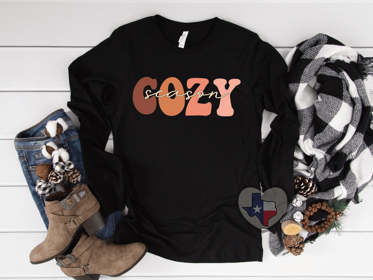 Cozy Season DTF - Texas Transfers and Designs