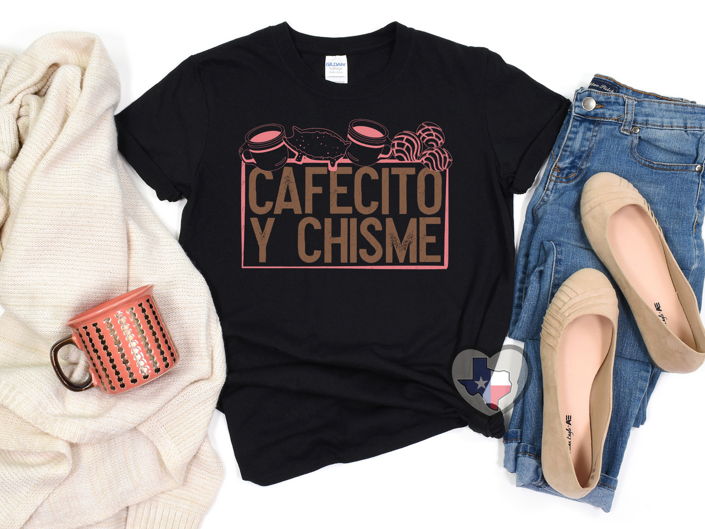 Cafecito Y Chisme DTF - Texas Transfers and Designs