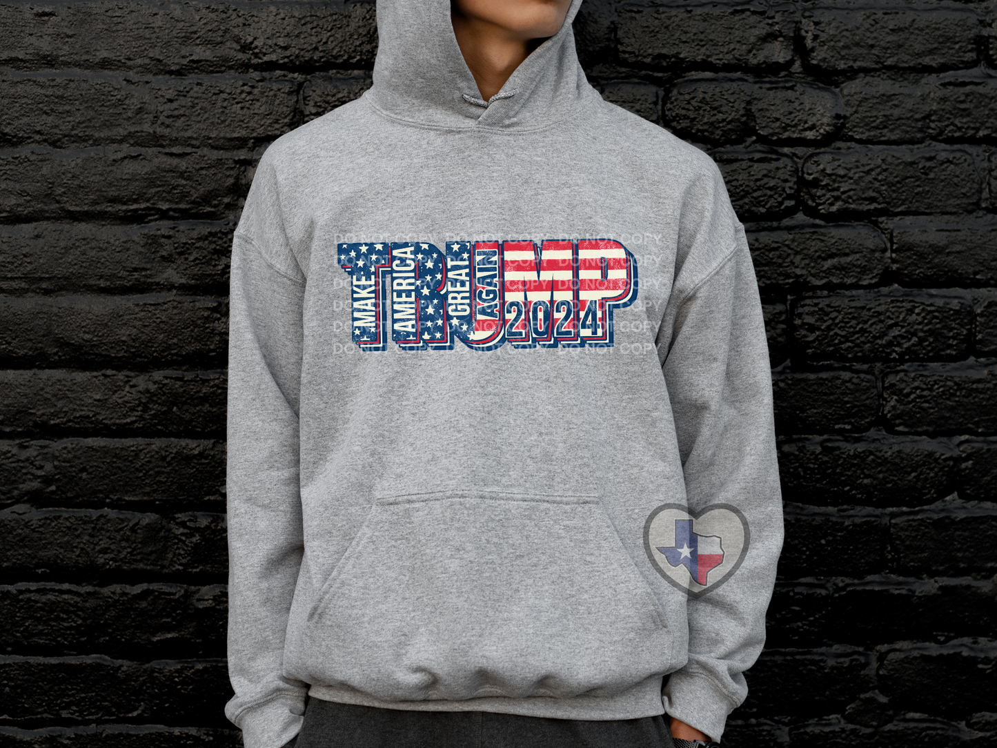 Trump Make America Great Again DTF - Texas Transfers and Designs