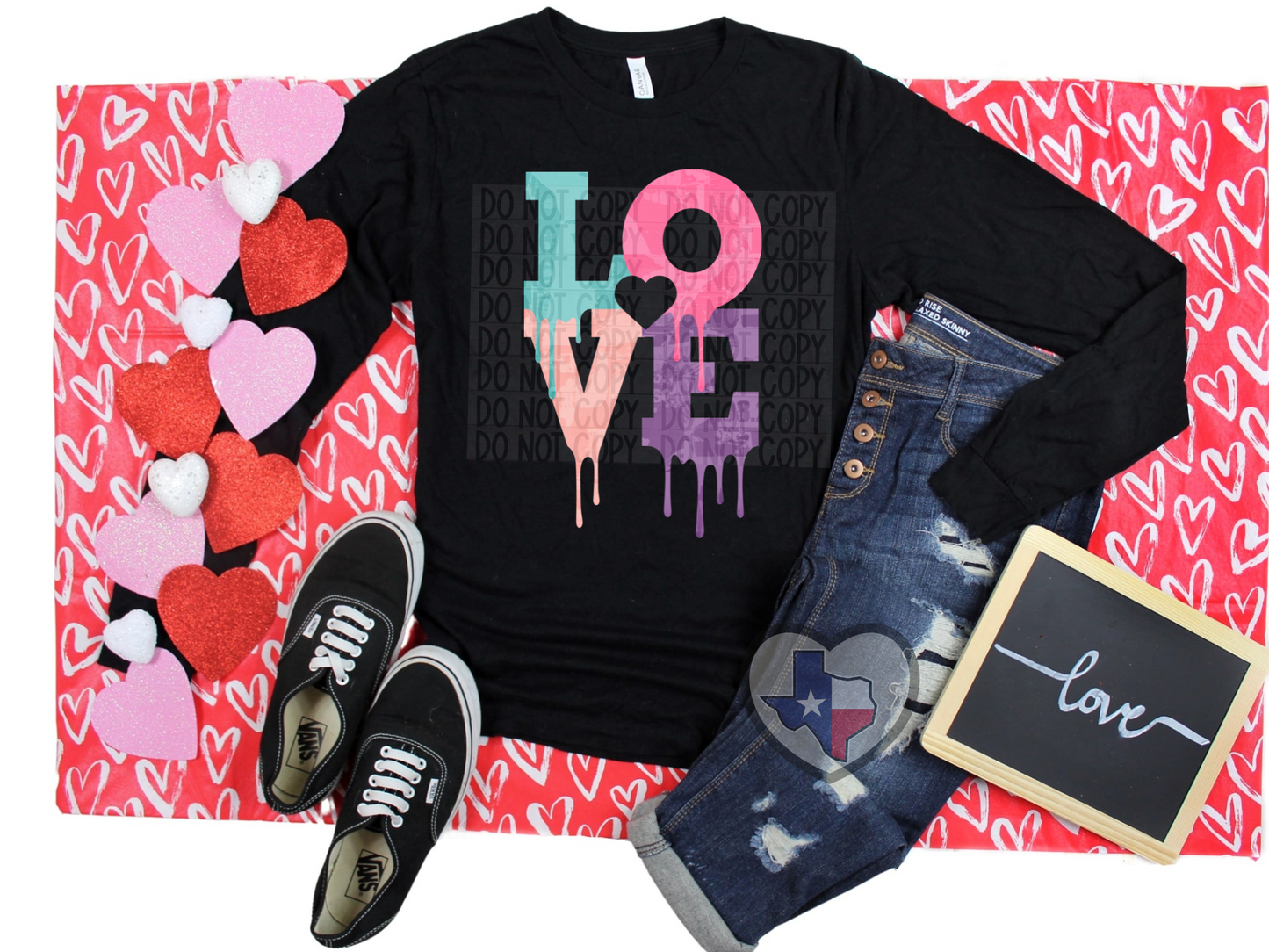 Love Drip DTF - Texas Transfers and Designs