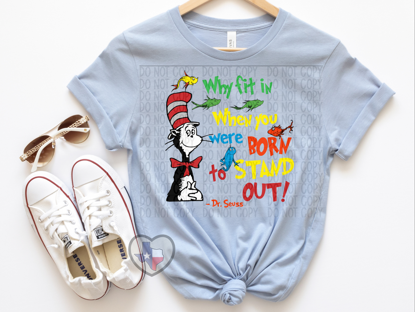 Why Fit In Cat DTF - Texas Transfers and Designs